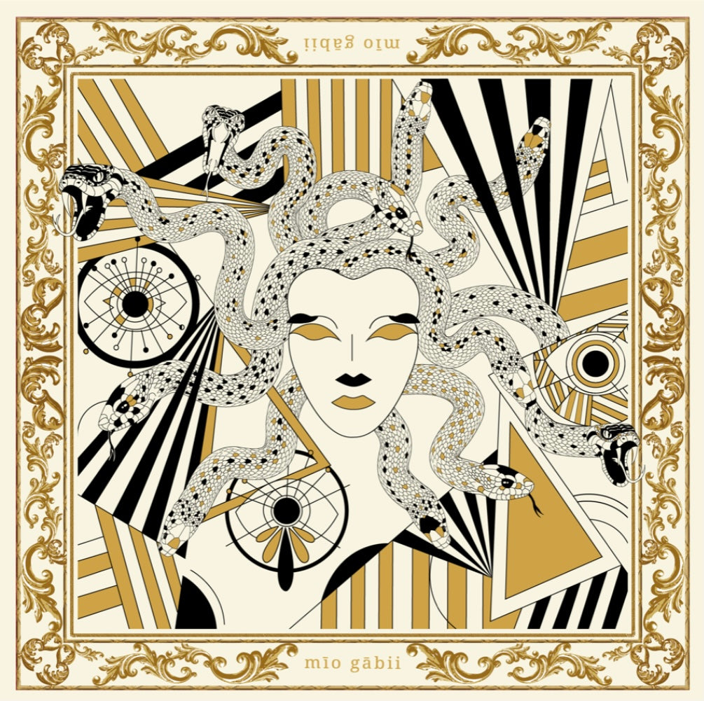 100% SEIDENFOULARD GOLD
